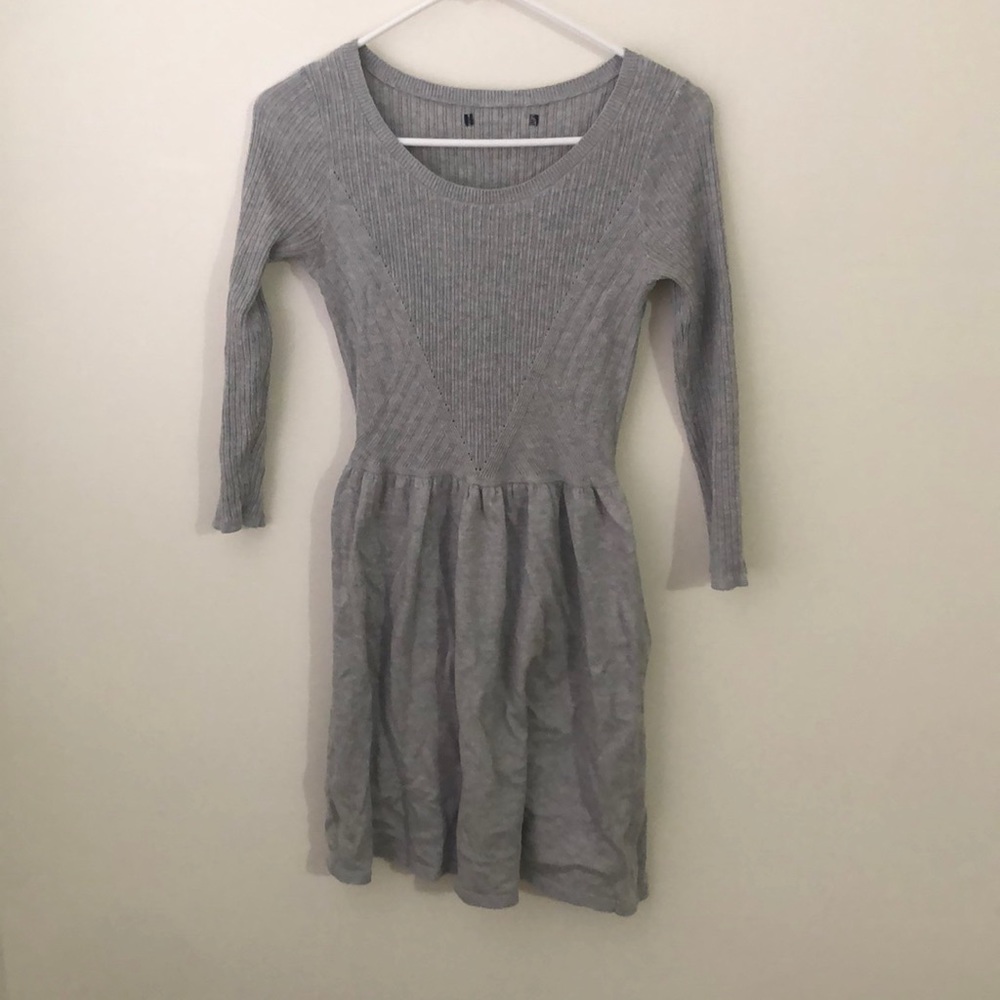 A&E Textured Sweater Dress
